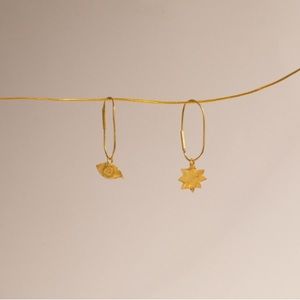 Apres Ski “Eclipse” earrings, never worn